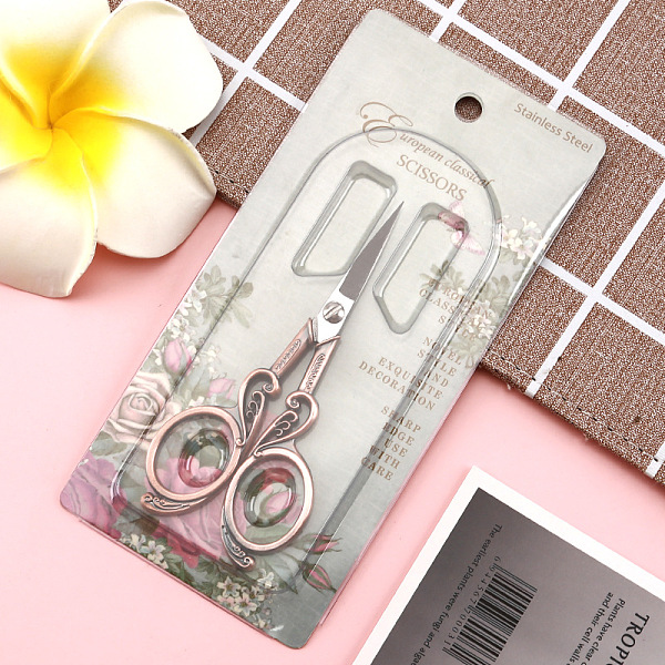 PandaHall Stainless Steel Scissors, Embroidery Scissors, Sewing Scissors, Red Copper, 11.2x4.7cm Stainless Steel
PandaHall Stainless Steel Scissors, Embroidery Scissors, Sewing Scissors, Red Copper, 11.2x4.7cm Stainless Steel