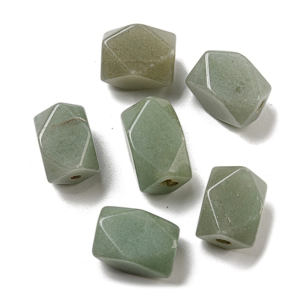 PandaHall Natural Green Aventurine Beads, Rectangle, Faceted, 17.5~20x12.5~15.5x12.5~15.5mm, Hole: 1.6mm Green Aventurine Rectangle
PandaHall Natural Green Aventurine Beads, Rectangle, Faceted, 17.5~20x12.5~15.5x12.5~15.5mm, Hole: 1.6mm Green Aventurine Rectangle