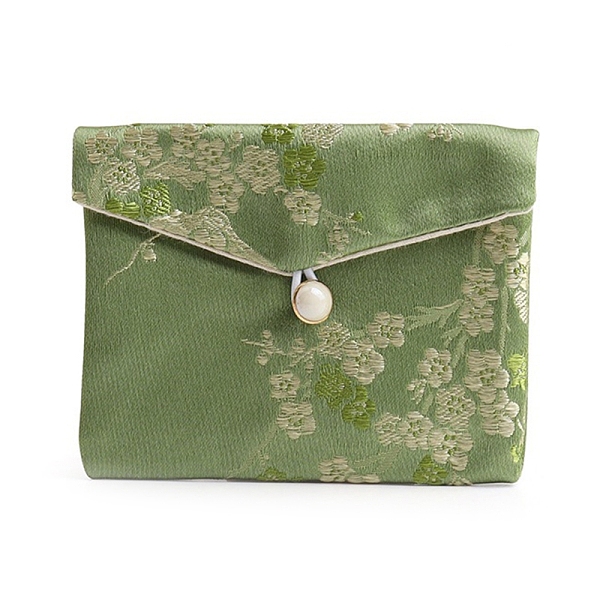 PandaHall Cloth Embroidery Flower Jewelry Storage Pouches Envelope Bags, for Bracelets, Necklaces, Rectangle, Yellow Green, 8x10cm Cloth...
PandaHall Cloth Embroidery Flower Jewelry Storage Pouches Envelope Bags, for Bracelets, Necklaces, Rectangle, Yellow Green, 8x10cm Cloth...