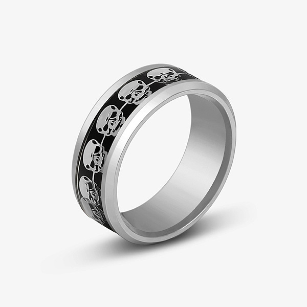PandaHall Stainless Steel Skull Finger Rings, Gothic Punk Jewelry for Men Women, Black, US Size 9(18.9mm) Stainless Steel Skull Black
PandaHall Stainless Steel Skull Finger Rings, Gothic Punk Jewelry for Men Women, Black, US Size 9(18.9mm) Stainless Steel Skull Black