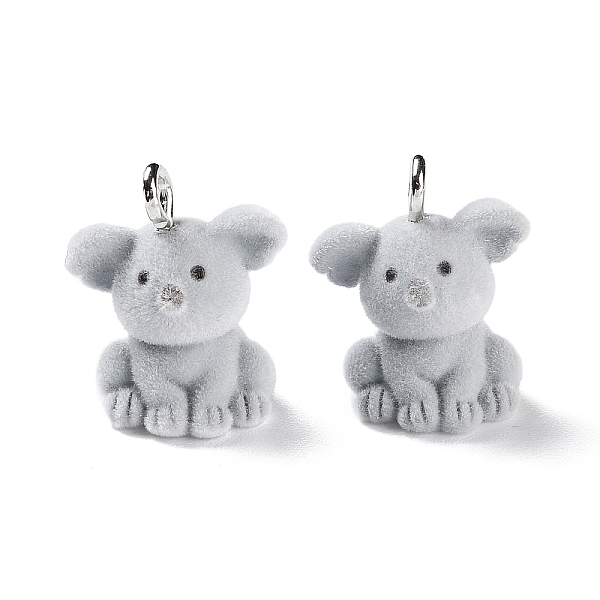 PandaHall Animal Shape Flocky Resin Pendants, Cute Animal Charms with Platinum Plated Iron Loops, Koala, 19x14x16mm, Hole: 2mm Resin Koala
PandaHall Animal Shape Flocky Resin Pendants, Cute Animal Charms with Platinum Plated Iron Loops, Koala, 19x14x16mm, Hole: 2mm Resin Koala