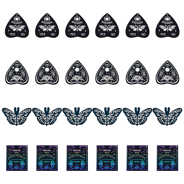 PandaHall HOBBIESAY 24Pcs 4 Style Halloween Printed Acrylic Pendants, Butterfly/Heart/Rectangle, Mixed Shapes, 32.5~50x41~51x2~2.5mm, Hole...
PandaHall HOBBIESAY 24Pcs 4 Style Halloween Printed Acrylic Pendants, Butterfly/Heart/Rectangle, Mixed Shapes, 32.5~50x41~51x2~2.5mm, Hole...