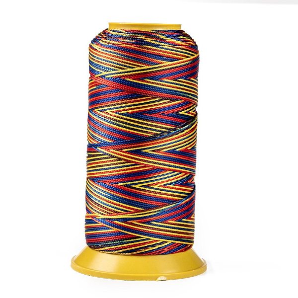 PandaHall Segment Dyed Round Polyester Sewing Thread, for Hand & Machine Sewing, Tassel Embroidery, Colorful, 12-Ply, 0.8mm, about 300m/roll...
PandaHall Segment Dyed Round Polyester Sewing Thread, for Hand & Machine Sewing, Tassel Embroidery, Colorful, 12-Ply, 0.8mm, about 300m/roll...