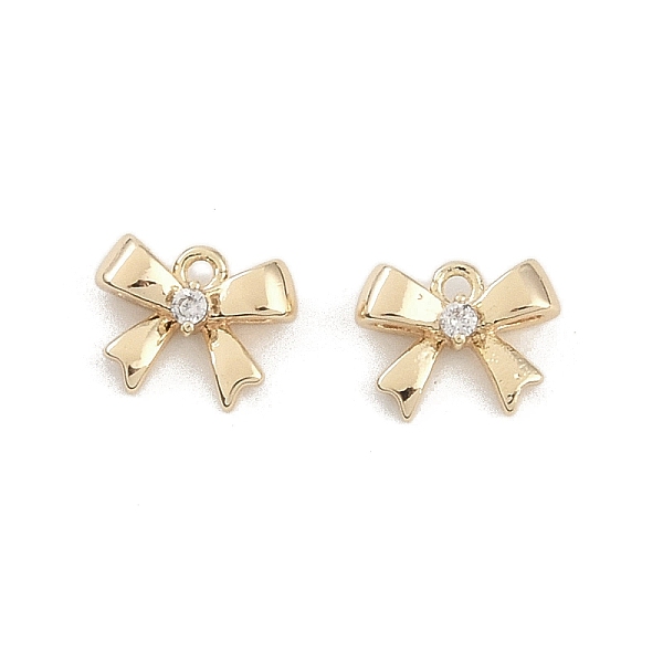 PandaHall Brass Micro Pave Clear Cubic Zirconia Pendants, Bowknot Charms, Real 18K Gold Plated, 5.5x7x2.5mm, Hole: 0.8mm Brass+Cubic...
PandaHall Brass Micro Pave Clear Cubic Zirconia Pendants, Bowknot Charms, Real 18K Gold Plated, 5.5x7x2.5mm, Hole: 0.8mm Brass+Cubic...