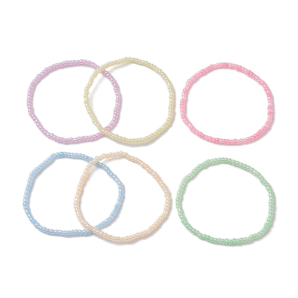 PandaHall 6Pcs 6 Colors Macaron Color Rondelle Glass Seed Beaded Stretch Bracelets, Stackable Bracelets for Women, Mixed Color, Inner..., Multicolor
PandaHall 6Pcs 6 Colors Macaron Color Rondelle Glass Seed Beaded Stretch Bracelets, Stackable Bracelets for Women, Mixed Color, Inner..., Multicolor