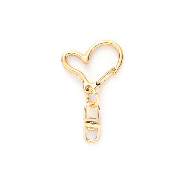 PandaHall Heart Alloy Swivel Clasps, Lanyard Push Gate Snap Clasps, Light Gold, 4.3cm Alloy
PandaHall Heart Alloy Swivel Clasps, Lanyard Push Gate Snap Clasps, Light Gold, 4.3cm Alloy
