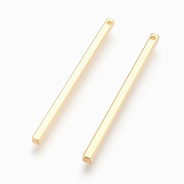 PandaHall Brass Pendants, Lead Free & Cadmium Free & Nickel Free, Long-Lasting Plated, Rectangle, Golden, 40x2x2mm, Hole: 1mm Brass...
PandaHall Brass Pendants, Lead Free & Cadmium Free & Nickel Free, Long-Lasting Plated, Rectangle, Golden, 40x2x2mm, Hole: 1mm Brass...