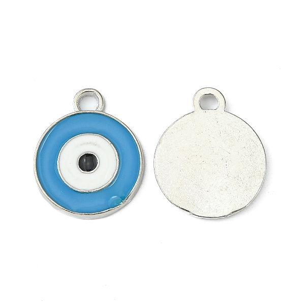 PandaHall Zinc Alloy Enamel Pendants, Lead Free and Cadmium Free, Flat Round with Evil Eye, Platinum Metal Color, Blue, 21x16x2mm, Hole: 2mm...
PandaHall Zinc Alloy Enamel Pendants, Lead Free and Cadmium Free, Flat Round with Evil Eye, Platinum Metal Color, Blue, 21x16x2mm, Hole: 2mm...