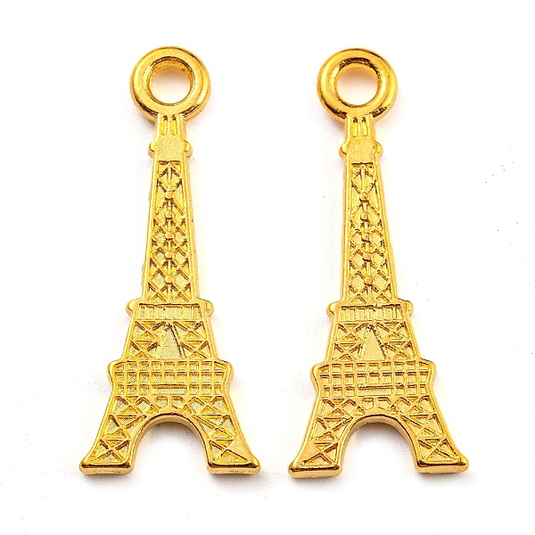 PandaHall Tibetan Style Alloy Pendants, Eiffel Tower Charm for Bracelet Making, Lead Free & Cadmium Free & Nickel Free, Golden, about 12mm...
PandaHall Tibetan Style Alloy Pendants, Eiffel Tower Charm for Bracelet Making, Lead Free & Cadmium Free & Nickel Free, Golden, about 12mm...