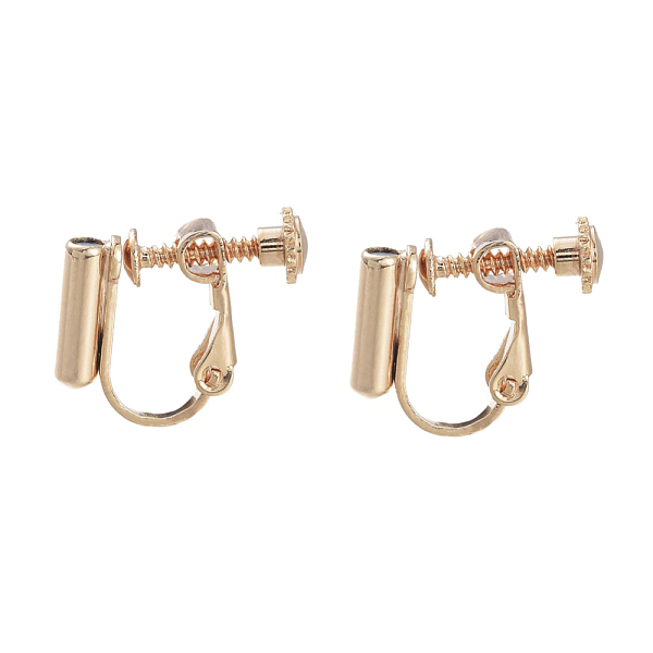 PandaHall Brass Screw Clip-on Earring Converters Findings, Spiral Ear Clip, for Non-Pierced Ears, Real 14K Gold Plated, 14x16x5mm, Hole...
PandaHall Brass Screw Clip-on Earring Converters Findings, Spiral Ear Clip, for Non-Pierced Ears, Real 14K Gold Plated, 14x16x5mm, Hole...