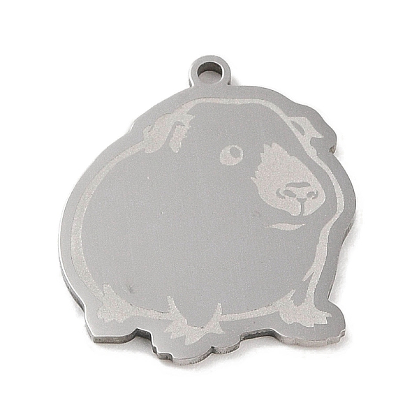 PandaHall 304 Stainless Steel Pendants, Guinea Pig Charm, Stainless Steel Color, 24.5x21.5x1.5mm, Hole: 1mm 304 Stainless Steel Other Animal
PandaHall 304 Stainless Steel Pendants, Guinea Pig Charm, Stainless Steel Color, 24.5x21.5x1.5mm, Hole: 1mm 304 Stainless Steel Other Animal