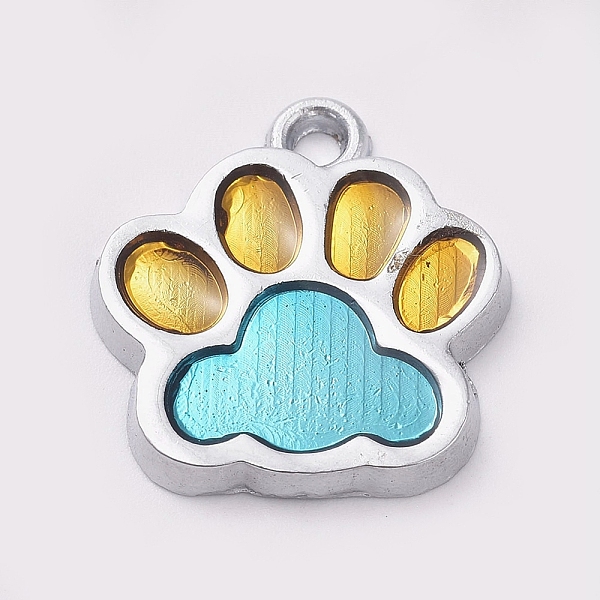 PandaHall Alloy Enamel Pendants, Two Tone, Dog Paw Prints, Platinum, Sky Blue, 17.7x16.6x2mm, Hole: 2mm Alloy+Enamel Others Blue
PandaHall Alloy Enamel Pendants, Two Tone, Dog Paw Prints, Platinum, Sky Blue, 17.7x16.6x2mm, Hole: 2mm Alloy+Enamel Others Blue