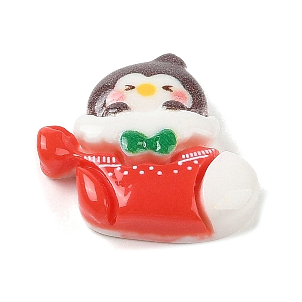 PandaHall Animal Christmas Socking Theme Opaque Resin Decoden Cabochons, Penguin, 23.5x23.5x6.5mm Resin Penguin
PandaHall Animal Christmas Socking Theme Opaque Resin Decoden Cabochons, Penguin, 23.5x23.5x6.5mm Resin Penguin