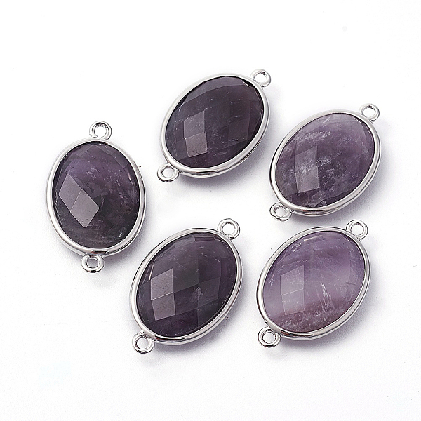 PandaHall Platinum Tone Brass Amethyst Links connectors, Faceted, Oval, 26.5x15x6mm, Hole: 1~2mm Amethyst Oval
PandaHall Platinum Tone Brass Amethyst Links connectors, Faceted, Oval, 26.5x15x6mm, Hole: 1~2mm Amethyst Oval