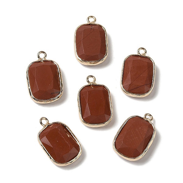 PandaHall Natural Red Jasper Faceted Pendants, Golden Tone Brass Rectangle Charms, 19x11.5x4mm, Hole: 1.6mm Red Jasper Rectangle
PandaHall Natural Red Jasper Faceted Pendants, Golden Tone Brass Rectangle Charms, 19x11.5x4mm, Hole: 1.6mm Red Jasper Rectangle