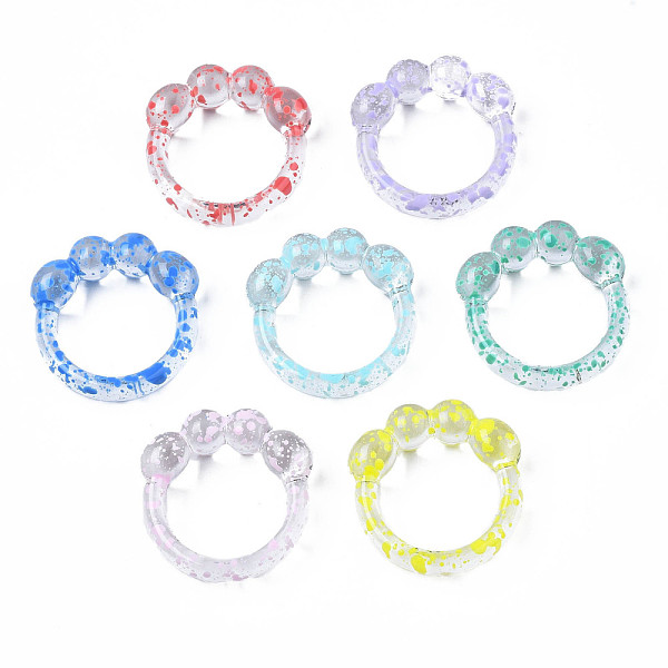 PandaHall Spotted Chunky Transparent Acrylic Finger Ring, Beaded Finger Ring for Teen Girl Women, Mixed Color, US Size 7 1/4(17.5mm) Acrylic..., Multicolor
PandaHall Spotted Chunky Transparent Acrylic Finger Ring, Beaded Finger Ring for Teen Girl Women, Mixed Color, US Size 7 1/4(17.5mm) Acrylic..., Multicolor