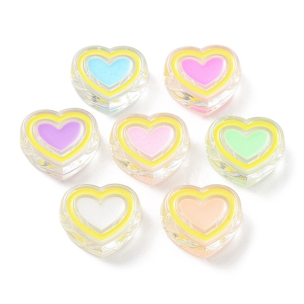 PandaHall Transparent Acrylic Beads, with Enamel, Heart, Mixed Color, 21x24.5x9.5mm, Hole: 3.8mm Acrylic Heart Multicolor
PandaHall Transparent Acrylic Beads, with Enamel, Heart, Mixed Color, 21x24.5x9.5mm, Hole: 3.8mm Acrylic Heart Multicolor