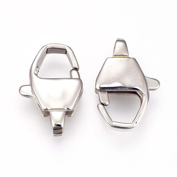 PandaHall 304 Stainless Steel Lobster Claw Clasps, Stainless Steel Color, 18x12x4.5mm, Hole: 2x4mm 304 Stainless Steel Others
PandaHall 304 Stainless Steel Lobster Claw Clasps, Stainless Steel Color, 18x12x4.5mm, Hole: 2x4mm 304 Stainless Steel Others