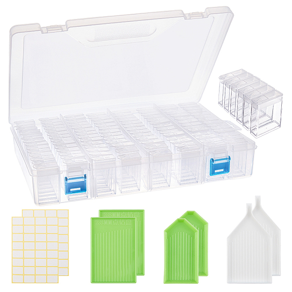 PandaHall DIY Jewelry Tools, with Plastic Bead Storage Containers, Label Paster and Tray Plate, Rhinestone Drill Point Plate, Mixed Color..., Multicolor
PandaHall DIY Jewelry Tools, with Plastic Bead Storage Containers, Label Paster and Tray Plate, Rhinestone Drill Point Plate, Mixed Color..., Multicolor
