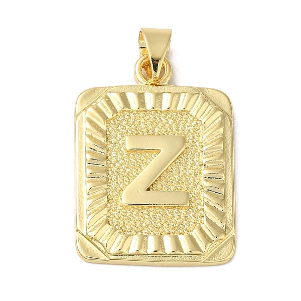 PandaHall Rack Plating Brass Pendants, Long-Lasting Plated, Lead Free & Cadmium Free, Square with Letter Charms, Letter Z, 24x17x2.5mm, Hole...
PandaHall Rack Plating Brass Pendants, Long-Lasting Plated, Lead Free & Cadmium Free, Square with Letter Charms, Letter Z, 24x17x2.5mm, Hole...