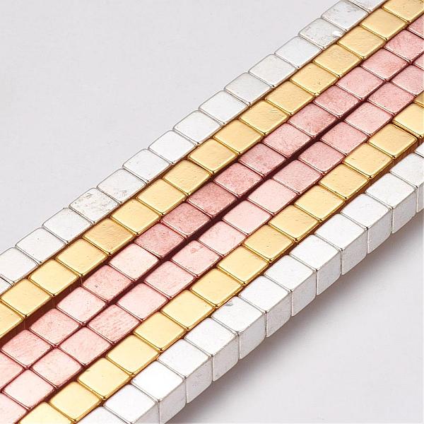 PandaHall Non-Magnetic Synthetic Hematite Bead Strands, Cube, Mixed Color, 4x4x4mm, Hole: 1mm, about 94pcs/strand, 15.7 inch(40cm)...
PandaHall Non-Magnetic Synthetic Hematite Bead Strands, Cube, Mixed Color, 4x4x4mm, Hole: 1mm, about 94pcs/strand, 15.7 inch(40cm)...