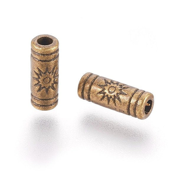 PandaHall Tibetan Style Beads, Alloy Beads, Lead Free & Cadmium Free, Tube, Antique Bronze, 9.5x3.5mm, Hole: 1.5mm Alloy Tube
PandaHall Tibetan Style Beads, Alloy Beads, Lead Free & Cadmium Free, Tube, Antique Bronze, 9.5x3.5mm, Hole: 1.5mm Alloy Tube