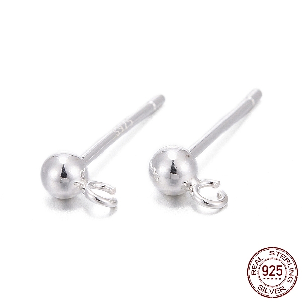 PandaHall 925 Sterling Silver Stud Earring Findings, with 925 Stamp, Silver, 14mm, Hole: 1.5mm, Pin: 0.7mm Sterling Silver Silver
PandaHall 925 Sterling Silver Stud Earring Findings, with 925 Stamp, Silver, 14mm, Hole: 1.5mm, Pin: 0.7mm Sterling Silver Silver