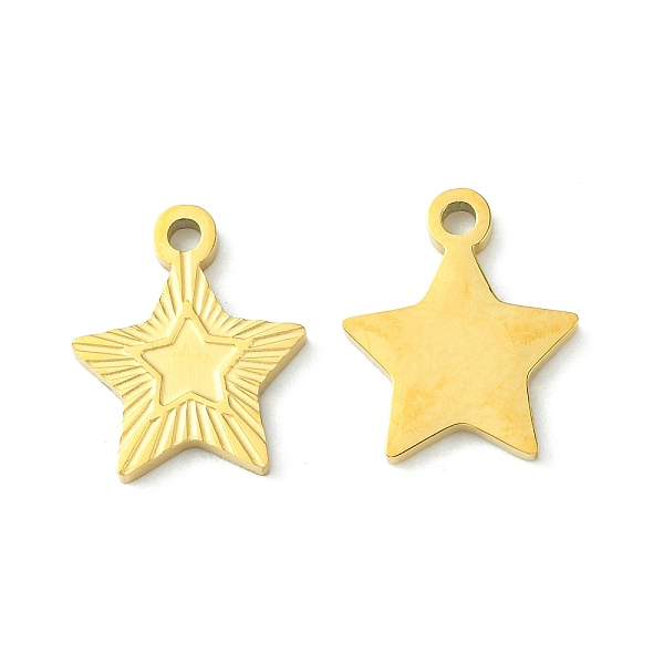 PandaHall Ion Plating(IP) 304 Stainless Steel Manual Polishing Charms, Star Charm, Golden, 14x11.5x1.5mm, Hole: 1.6mm 304 Stainless Steel...
PandaHall Ion Plating(IP) 304 Stainless Steel Manual Polishing Charms, Star Charm, Golden, 14x11.5x1.5mm, Hole: 1.6mm 304 Stainless Steel...