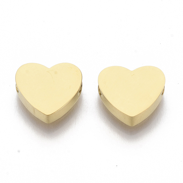 PandaHall 304 Stainless Steel Beads, Heart, Golden, 7x8x3mm, Hole: 2mm 304 Stainless Steel Heart
PandaHall 304 Stainless Steel Beads, Heart, Golden, 7x8x3mm, Hole: 2mm 304 Stainless Steel Heart