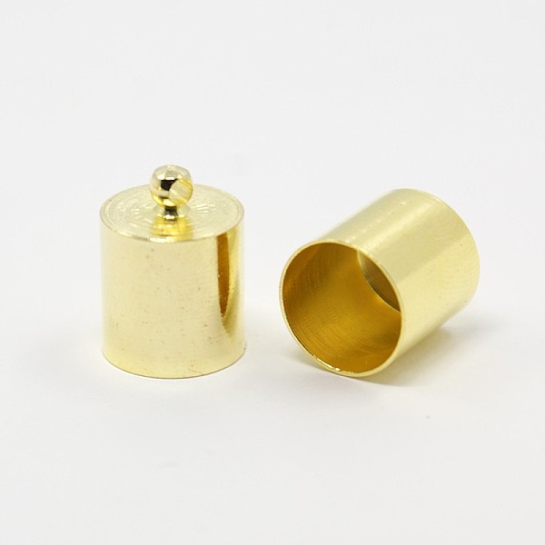 PandaHall Brass Cord Ends, End Caps, Golden, 16x14mm, Hole: 1mm, Inner Diameter: 13.5mm Brass
PandaHall Brass Cord Ends, End Caps, Golden, 16x14mm, Hole: 1mm, Inner Diameter: 13.5mm Brass
