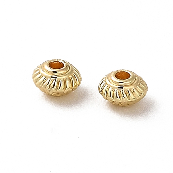 PandaHall Rack Plating Zinc Alloy Spacer Beads, Long-Lasting Plated, Saucer, Real 18K Gold Plated, 5x3mm, Hole: 1.6mm Alloy Rondelle
PandaHall Rack Plating Zinc Alloy Spacer Beads, Long-Lasting Plated, Saucer, Real 18K Gold Plated, 5x3mm, Hole: 1.6mm Alloy Rondelle