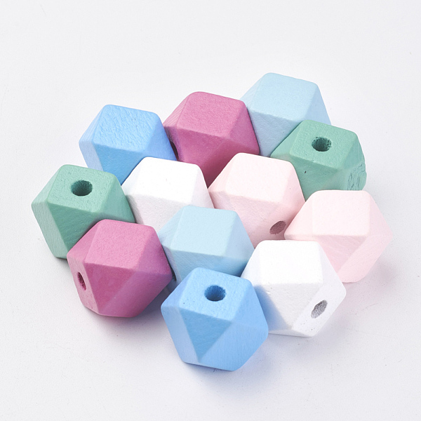 PandaHall Dyed Natural Wooden Beads, Polygon, Mixed Color, 15x15x15mm, Hole: 3.5mm Wood Polygon Multicolor
PandaHall Dyed Natural Wooden Beads, Polygon, Mixed Color, 15x15x15mm, Hole: 3.5mm Wood Polygon Multicolor
