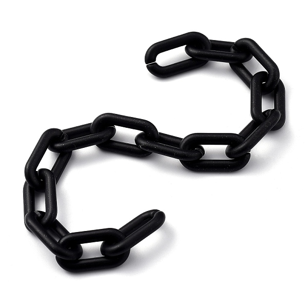 PandaHall Handmade Spray Painted CCB Plastic Cable Chains, Oval Link Chains, for Handbag Chain Making, Black, Link: 20.5x10.5x3mm, 39.37...
PandaHall Handmade Spray Painted CCB Plastic Cable Chains, Oval Link Chains, for Handbag Chain Making, Black, Link: 20.5x10.5x3mm, 39.37...