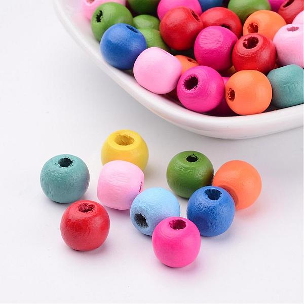 PandaHall Dyed Natural Wood Beads, Round, Mixed Color, 10x9mm, Hole: 3mm Wood Round Multicolor
PandaHall Dyed Natural Wood Beads, Round, Mixed Color, 10x9mm, Hole: 3mm Wood Round Multicolor