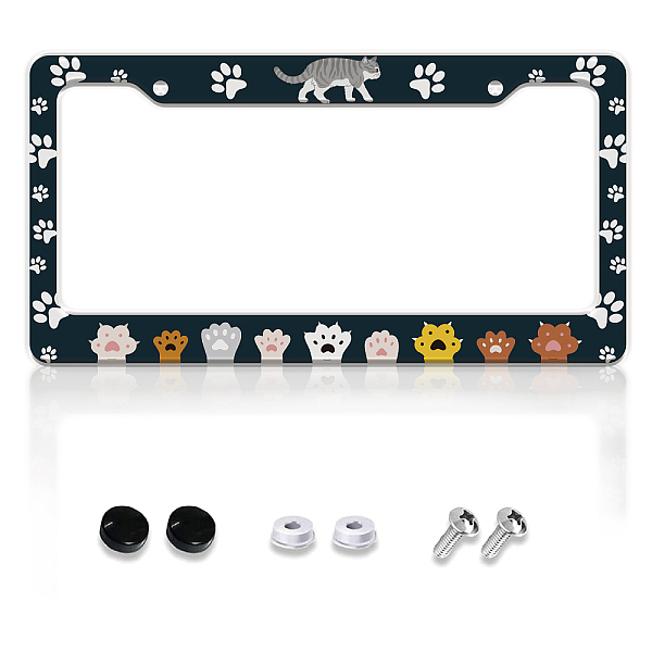 PandaHall Aluminum Alloy Decoration Frame, for Licence Plate, with Screw & Nut, Rectangle, Paw Print, 160x310x5mm Aluminum Alloy Paw Print
PandaHall Aluminum Alloy Decoration Frame, for Licence Plate, with Screw & Nut, Rectangle, Paw Print, 160x310x5mm Aluminum Alloy Paw Print