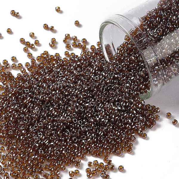 PandaHall TOHO Round Seed Beads, Japanese Seed Beads, (114) Transparent Luster Smoky Topaz, 15/0, 1.5mm, Hole: 0.7mm, about 3000pcs/10g..., Brown
PandaHall TOHO Round Seed Beads, Japanese Seed Beads, (114) Transparent Luster Smoky Topaz, 15/0, 1.5mm, Hole: 0.7mm, about 3000pcs/10g..., Brown