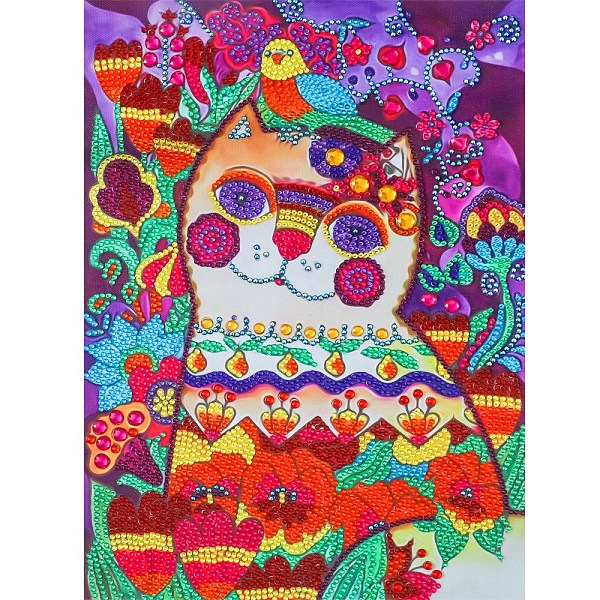 PandaHall DIY Diamond Painting Kits, including Resin Rhinestones, Diamond Sticky Pen, Tray Plate and Glue Clay, Cat Pattern, 400x300mm Cloth...
PandaHall DIY Diamond Painting Kits, including Resin Rhinestones, Diamond Sticky Pen, Tray Plate and Glue Clay, Cat Pattern, 400x300mm Cloth...