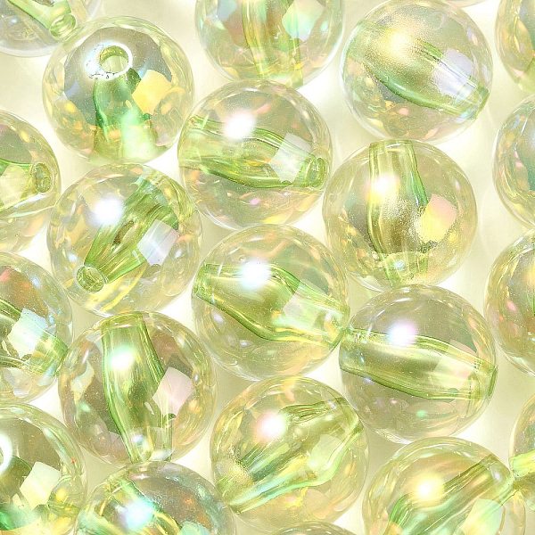PandaHall UV Plating Transparent Rainbow Iridescent Acrylic Beads, Round, Lawn Green, 16x15.5mm, Hole: 3mm Acrylic Round
PandaHall UV Plating Transparent Rainbow Iridescent Acrylic Beads, Round, Lawn Green, 16x15.5mm, Hole: 3mm Acrylic Round