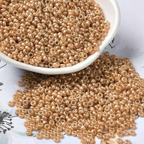 PandaHall Baking Paint Glass Seed Beads, Donut, Peru, 8/0, 2.5~3x1~1.5mm, Hole: 1~1.2mm, about 40909pcs/1pound Glass Donut Brown
PandaHall Baking Paint Glass Seed Beads, Donut, Peru, 8/0, 2.5~3x1~1.5mm, Hole: 1~1.2mm, about 40909pcs/1pound Glass Donut Brown
