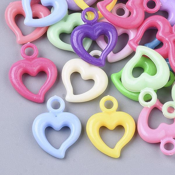 PandaHall Opaque Acrylic Pendants, Heart, Mixed Color, 20x15x4mm, Hole: 3mm Acrylic Heart Multicolor
PandaHall Opaque Acrylic Pendants, Heart, Mixed Color, 20x15x4mm, Hole: 3mm Acrylic Heart Multicolor
