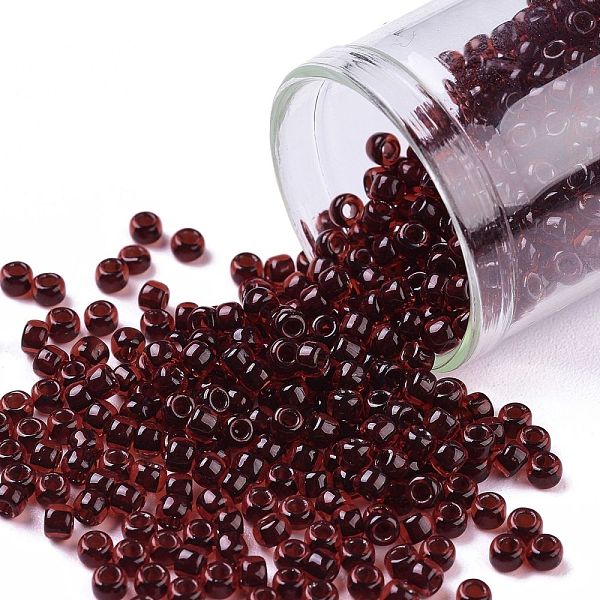 PandaHall TOHO Round Seed Beads, Japanese Seed Beads, (2153) Black Cherry Lined Dark Amber, 8/0, 3mm, Hole: 1mm, about 10000pcs/pound Glass..., Red
PandaHall TOHO Round Seed Beads, Japanese Seed Beads, (2153) Black Cherry Lined Dark Amber, 8/0, 3mm, Hole: 1mm, about 10000pcs/pound Glass..., Red
