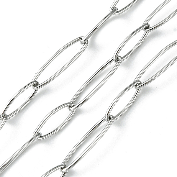 PandaHall 304 Stainless Steel Oval Link Chains, Soldered, with Spool, Stainless Steel Color, 18.5x5x1mm, 13x5x1mm, about 32.81 Feet...
PandaHall 304 Stainless Steel Oval Link Chains, Soldered, with Spool, Stainless Steel Color, 18.5x5x1mm, 13x5x1mm, about 32.81 Feet...
