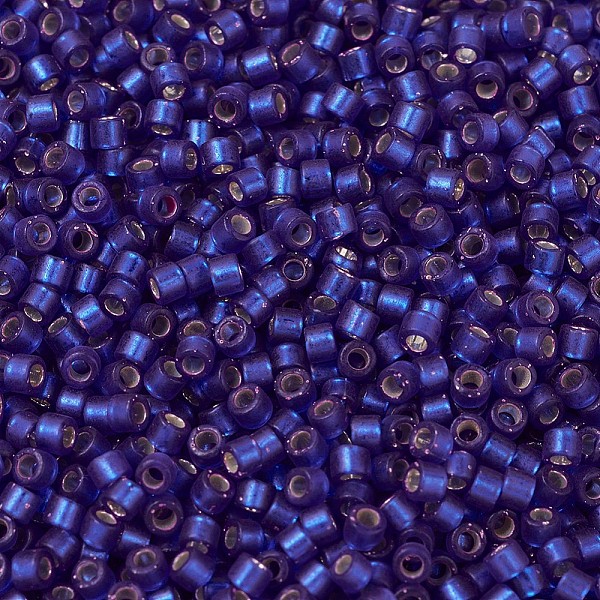 PandaHall MIYUKI Delica Beads, Cylinder, Japanese Seed Beads, 11/0, (DB0696) Dyed Semi-Frosted Silver Lined Dark Blue Violet, 1.3x1.6mm...
PandaHall MIYUKI Delica Beads, Cylinder, Japanese Seed Beads, 11/0, (DB0696) Dyed Semi-Frosted Silver Lined Dark Blue Violet, 1.3x1.6mm...