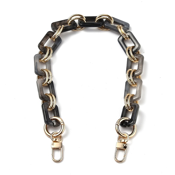 PandaHall Resin Bag Chains Strap, with Golden Alloy Link and Swivel Clasps, for Bag Straps Replacement Accessories, Gray, 45x2cm Resin Gray
PandaHall Resin Bag Chains Strap, with Golden Alloy Link and Swivel Clasps, for Bag Straps Replacement Accessories, Gray, 45x2cm Resin Gray