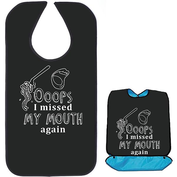 PandaHall Washable Polyester Canvas Adult Bibs for Eating, Reusable Eating Cloth for Clothing Protector, Word, 860x460mm Polyester Word
PandaHall Washable Polyester Canvas Adult Bibs for Eating, Reusable Eating Cloth for Clothing Protector, Word, 860x460mm Polyester Word