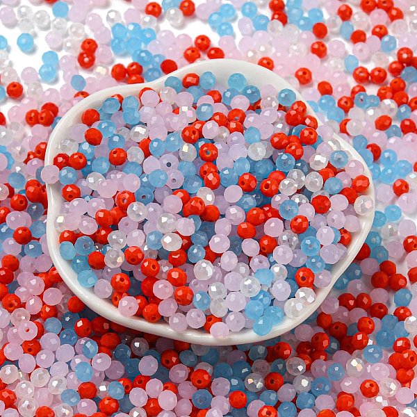 PandaHall Glass Beads, Faceted, Rondelle, Orange Red, 4x3mm, Hole: 0.4mm, about 820pcs/60g Glass Rondelle
PandaHall Glass Beads, Faceted, Rondelle, Orange Red, 4x3mm, Hole: 0.4mm, about 820pcs/60g Glass Rondelle