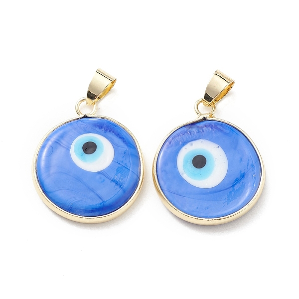 PandaHall Handmade Evil Eye Lampwork Pendants, with Rack Plating Light Gold Tone Brass Findings, Long-Lasting Plated, Lead Free & Cadmium...
PandaHall Handmade Evil Eye Lampwork Pendants, with Rack Plating Light Gold Tone Brass Findings, Long-Lasting Plated, Lead Free & Cadmium...