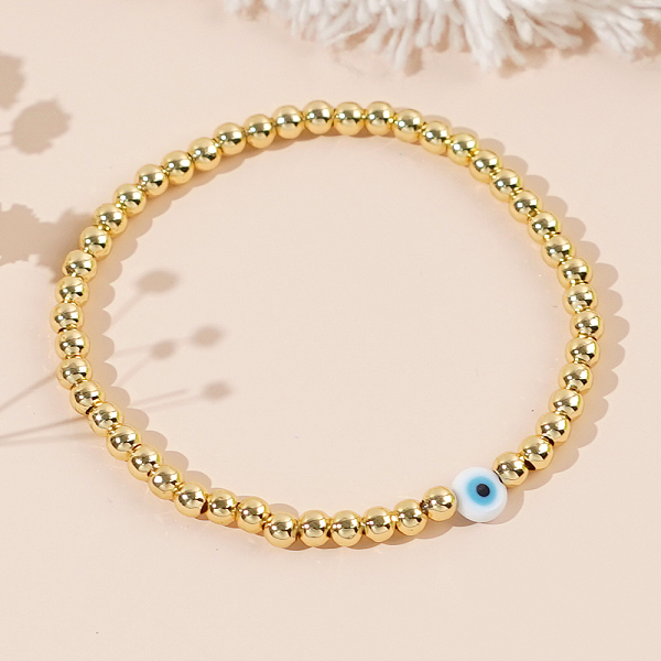 PandaHall Easter Round Brass Beaded Stretch Bracelets, Evil Eye Bracelets for Women Men, Real 18K Gold Plated Brass Evil Eye
PandaHall Easter Round Brass Beaded Stretch Bracelets, Evil Eye Bracelets for Women Men, Real 18K Gold Plated Brass Evil Eye