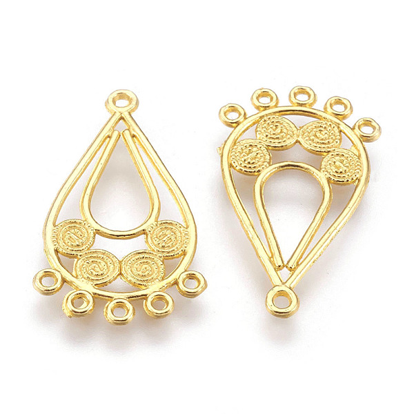 PandaHall Alloy Chandelier Components Links, Drop, Golden, 34x20x1.5mm, Hole: 1.2mm and 1.6mm Alloy Teardrop
PandaHall Alloy Chandelier Components Links, Drop, Golden, 34x20x1.5mm, Hole: 1.2mm and 1.6mm Alloy Teardrop
