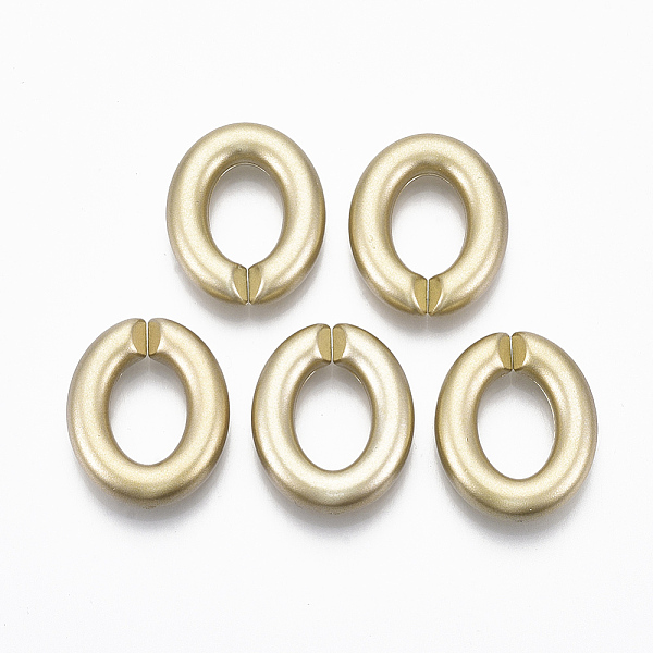 PandaHall Spray Painted CCB Plastic Linking Rings, Quick Link Connectors, For Jewelry Cable Chains Making, Oval, Gold, 28x23x6mm, Inner...
PandaHall Spray Painted CCB Plastic Linking Rings, Quick Link Connectors, For Jewelry Cable Chains Making, Oval, Gold, 28x23x6mm, Inner...